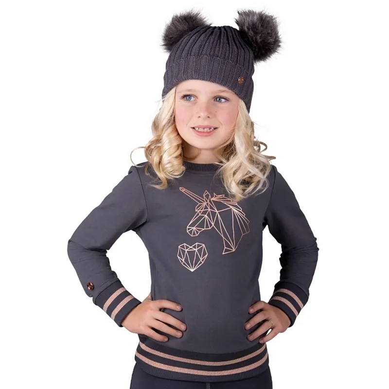 QHP Junior Didy Beanie - Grey